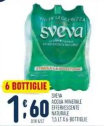 Gruppo Pascar Sveva Acqua Minerale Effervescente Naturale offerta