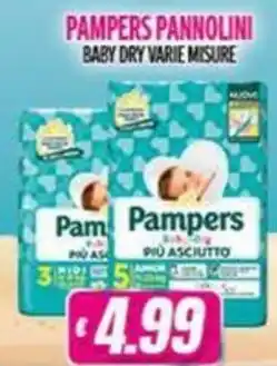 Vitulano Drugstore Pampers Pannolini Baby Dry Varie Misure offerta