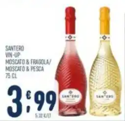 Gruppo Pascar SANTERO VIN-UP MOSCATO & FRAGOLA/MOSCATO & PESCA offerta