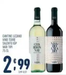 Gruppo Pascar Cantine Lizzano Vino Terre Salento IGP Vari Tipi offerta