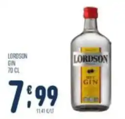 Gruppo Pascar LORDSON GIN offerta