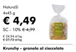 NaturaSì NaturaSi Krunchy - granola al cioccolato offerta