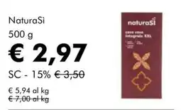 NaturaSì cava cava integrale XXL offerta