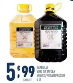 Gruppo Pascar BARDULIA VINO DA TAVOLA offerta