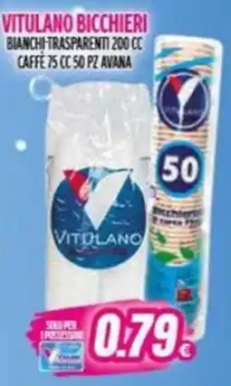 Vitulano Drugstore VITULANO BICCHIERI offerta
