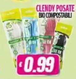 Vitulano Drugstore Clendy Posate Bio Compostabili offerta