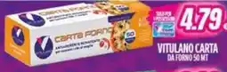 Vitulano Drugstore Vitulano carta da forno 50 mt offerta