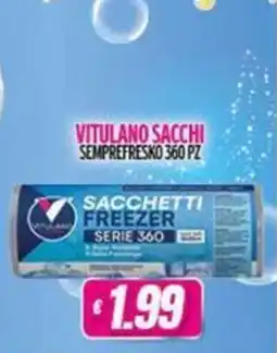 Vitulano Drugstore VITULANO SACCHI SEMPREFRESKO 360 PZ offerta