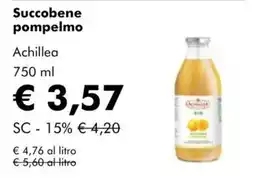 NaturaSì Succobene pompelmo Achillea offerta
