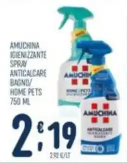 Gruppo Pascar AMUCHINA IGIENIZZANTE SPRAY ANTICALCARE BAGNO/ HOME PETS offerta
