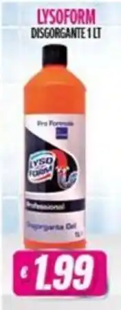 Vitulano Drugstore LYSOFORM Disgorgante offerta