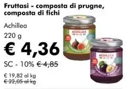 NaturaSì Fruttasi - composta di prugne, composta di fichi Achillea offerta