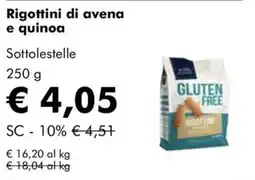 NaturaSì Rigottini di avena e quinoa Sottolestelle offerta
