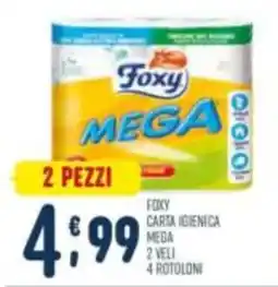 Gruppo Pascar Foxy carta igienica mega offerta