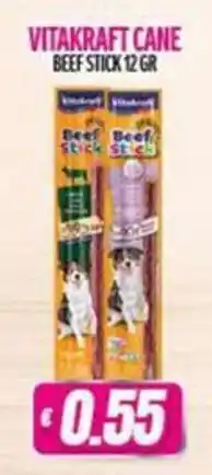 Vitulano Drugstore Vitakraft Cane Beef Stick offerta