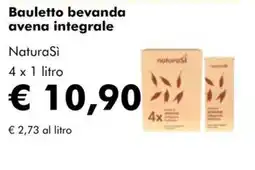 NaturaSì Bauletto bevanda avena integrale NaturaSi offerta