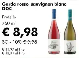 NaturaSì Garda rosso, sauvignon blanc DOC offerta