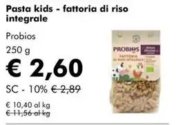 NaturaSì Pasta kids - fattoria di riso integrale Probios offerta