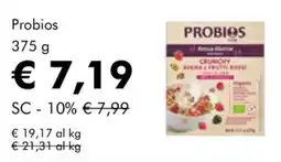NaturaSì Probios Crunchy Avena e Frutti Rossi offerta