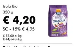 NaturaSì Isola Bio Avena Granola offerta
