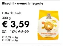 NaturaSì Biscotti - avena integrale offerta