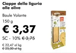 NaturaSì Ciappe della liguria alle olive Baule Volante offerta