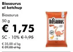 NaturaSì Biosaurus al ketchup offerta