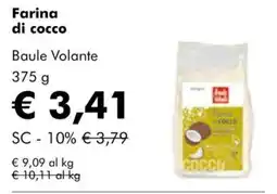 NaturaSì Farina di cocco Baule Volante offerta