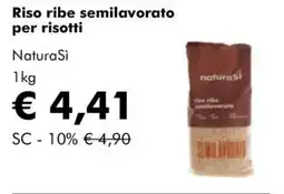 NaturaSì Riso rible semilavorato per risotti NaturaSi offerta