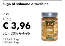 NaturaSì Sugo al salmone e zucchine IASA offerta