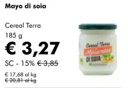 NaturaSì Mayo di soia Cereal Terra offerta