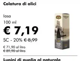 Colatura di alici lasa
