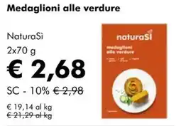NaturaSì Medaglioni alle verdure NaturaSi offerta