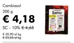 NaturaSì Cambiasol Tempeh offerta