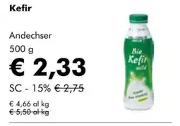 NaturaSì Andechser Bio Kefir mild offerta
