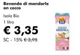 NaturaSì Isola Bio Bevanda di mandorle on cocco offerta