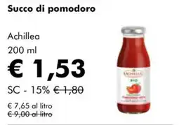 NaturaSì Succo di pomodoro Achillea offerta