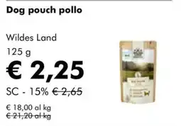 NaturaSì Dog pouch pollo Wildes Land offerta