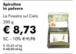 NaturaSì Spirulina in polvere La Finestra sul Cielo offerta