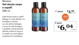 NaturaSì Benecos Gel doccia corpo e capelli offerta