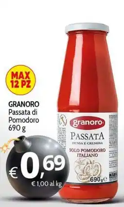 Primo Prezzo granoro Passata di Pomodoro offerta