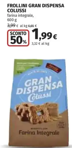Coop Superstore Frollini Gran Dispensa Colussi offerta