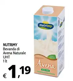 Primo Prezzo Nutrimy Bevanda di Avena Naturale offerta
