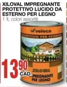 Mondo Brico XILOVAL IMPREGNANTE PROTETTIVO LUCIDO DA ESTERNO PER LEGNO offerta