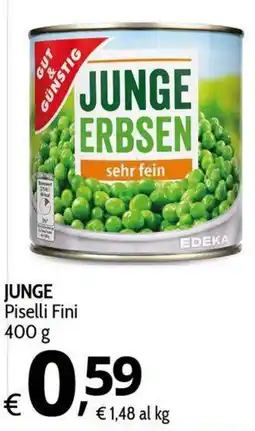 Primo Prezzo JUNGE Piselli Fini offerta
