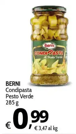 Primo Prezzo BERNI Condipasta Pesto Verde offerta