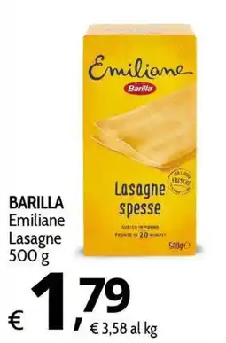 Primo Prezzo BARILLA Emiliane Lasagne offerta