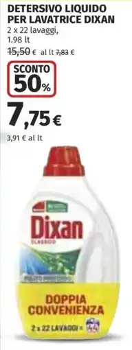 Coop Superstore Detersivo liquido per lavatrice Dixan offerta