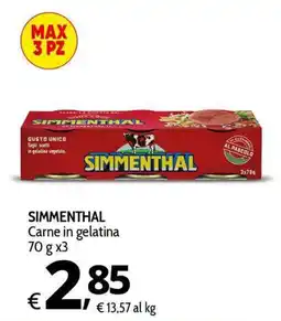 Primo Prezzo SIMMENTHAL Carne in gelatina offerta