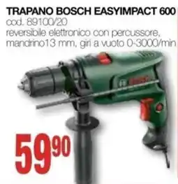 Mondo Brico TRAPANO BOSCH EASYIMPACT 600 offerta